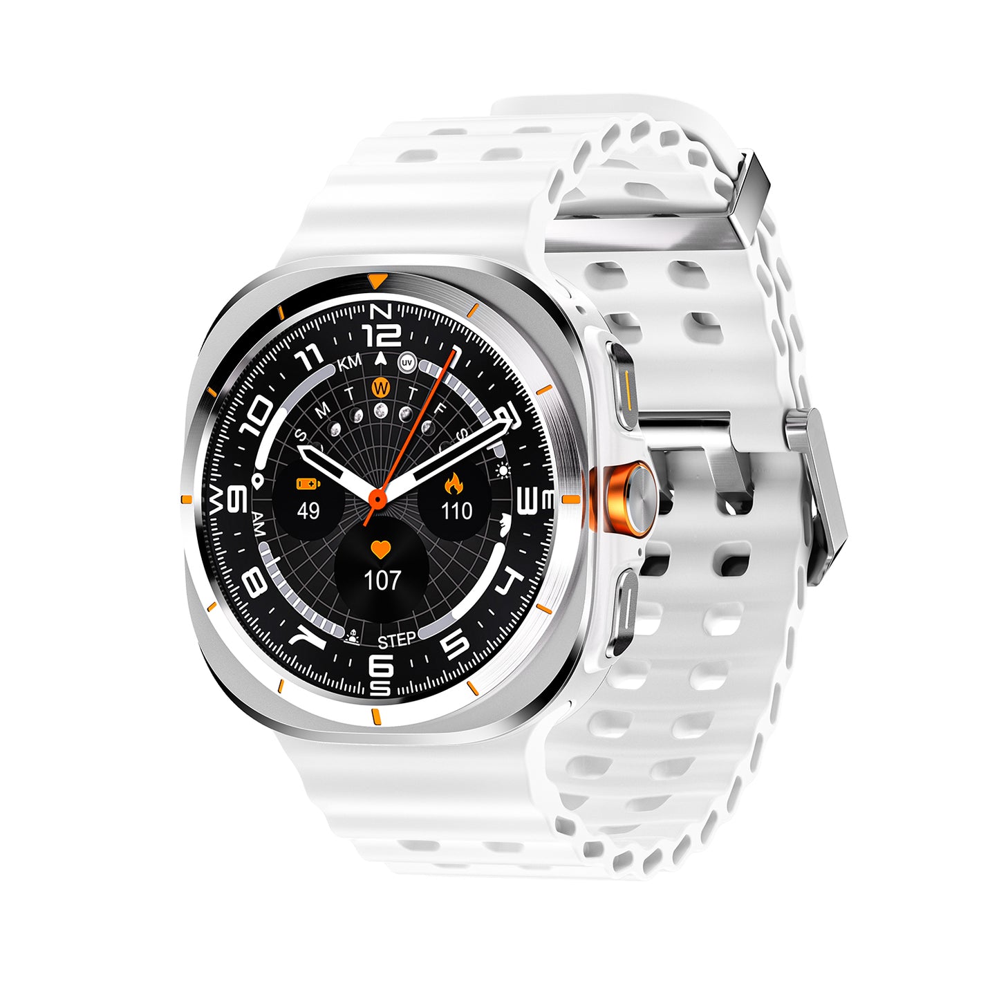 VWAR Ultra 7 Pro (GPS) Smartwatch 47mm - 3ATM Water Resistance, AI Features, Bluetooth Calling, Fitness Tracking