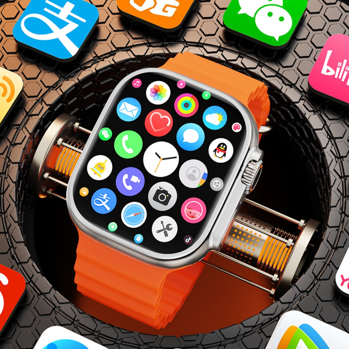 Reloj Android Vwar S9 ULTRA 4G: pantalla AMOLED, cámara retráctil, 2G RAM 32G ROM