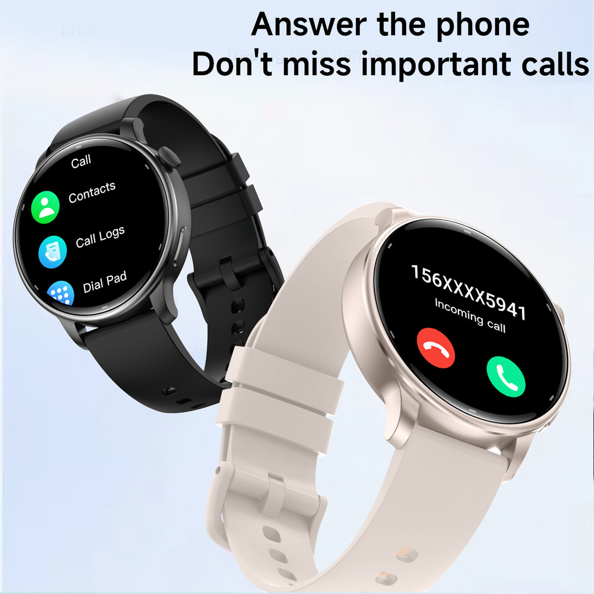 Vwar Lily 2 Women Smart Watch Built-in GPS 1.32" AMOLED Screen 30m Waterproof Bluetooth Call Fitness Watches