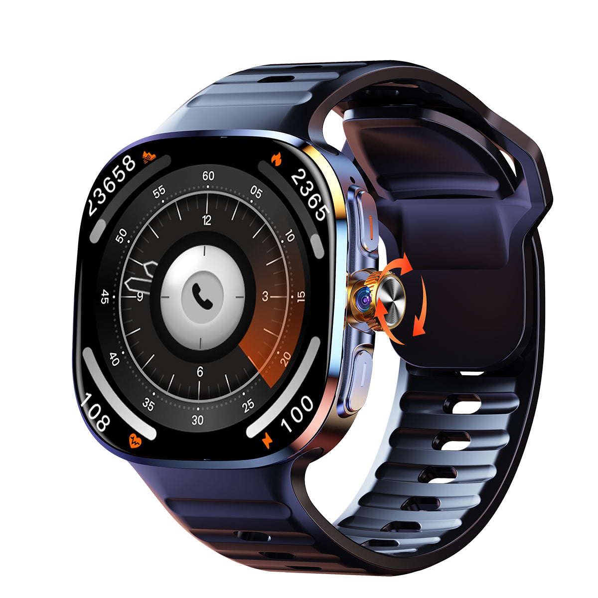 VWAR S-Pro 4G LTE Smartwatch – Bluetooth Call 3GB+32GB GPS NFC  Android AMOLED Display