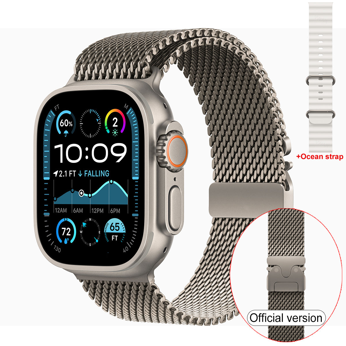 VWAR Hello Watch 4 Plus 4G Android Smart Watch Support SIM WIFI 2.04" AMOLED Screen Ultra 2 49mm HelloWatch 4+