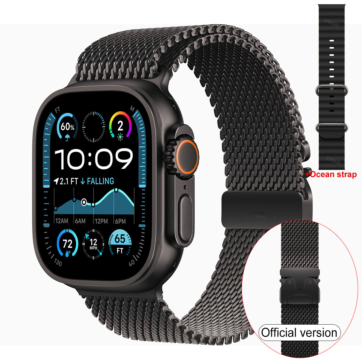 VWAR Hello Watch 4 Plus 4G Android Smart Watch Support SIM WIFI 2.04" AMOLED Screen Ultra 2 49mm HelloWatch 4+