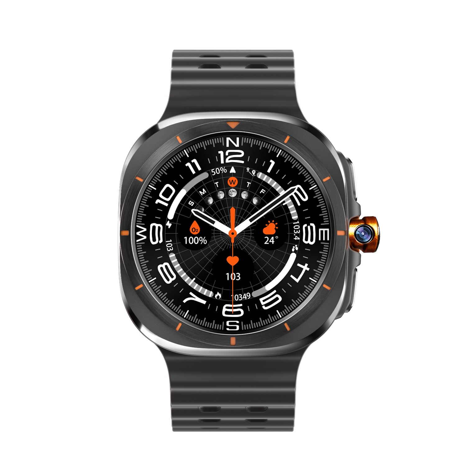 VWAR S7 Ultra 4G Android Smart Watch AMOLED Display, Rotating Camera, GPS