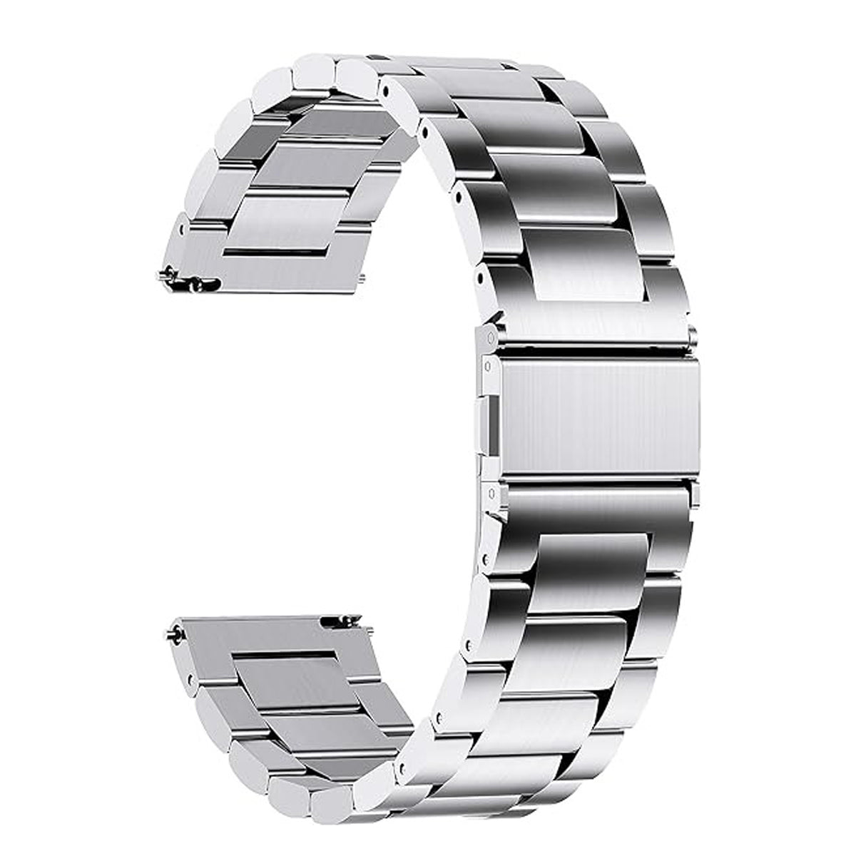 VWAR Core5 Watch Band, Quick Release Stainless Steel Replacement, Metal Chain Watch Strap