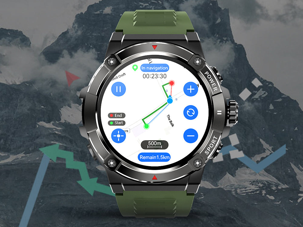 Vwar RUN 2S GPS Smart Watch User  Manual- Support Offline Map, AMOLED Screen