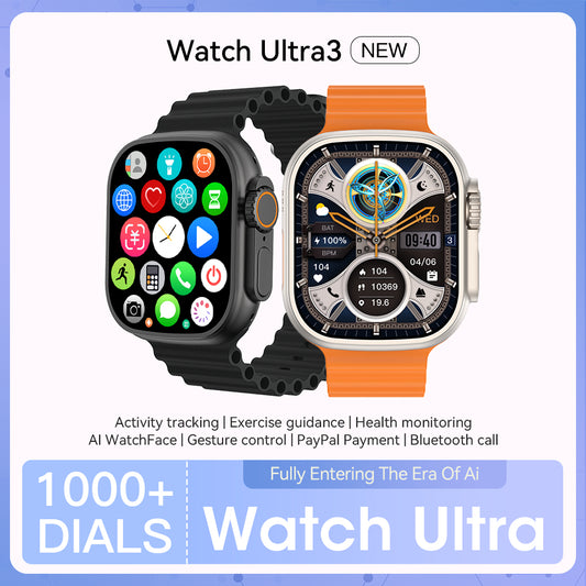 VWAR| Microwear Ultra 3 49mm Smart Watch 2GB ROM, 1000 Dials, ChatGPT