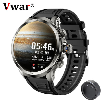 VWAR CORE4 Android Smart Watch- 1.85" AMOLED Screen| Rotating Camera| 1990mAh Battery| 4G LTE WIFI GPS