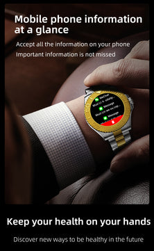 Luxury Yacht-Master Business Smart Watch Men AMOLED Screen