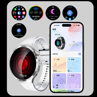 VWAR Core5 4G LTE Smart Watch- Android 13/Bluetooth Dual System, Dual Camera, 1.75" AMOLED Screen