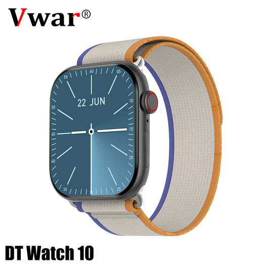 VWAR DT Watch 10 ChatGPT 4GB ROM Video Play 46mm Smartwatch 2.06" AMOLED Always-on Display