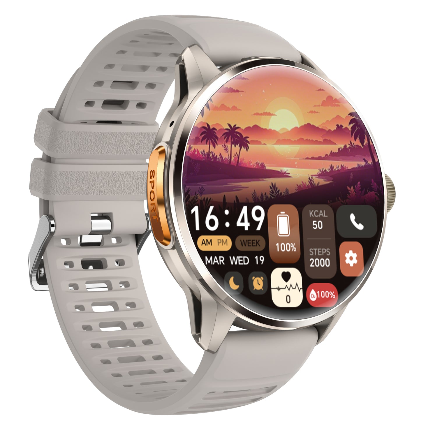VWAR CORE4 Pro Android Smart Watch 4G/5G LTE- with IR Remote, Rotating Camera, WIFI GPS Compass