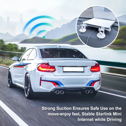 Portable for Starlink Mini Sunroof Suction Cup Mount for Suction Starlink Mini Mounting Kit for Car Sunroof/Rear Window/Front