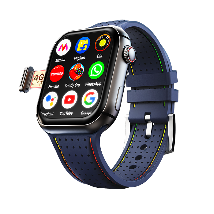 Vwar Dream WristPhone - 4G SIM/LTE/WiFi, Android OS, Play store unlimited apps, Camera, GPS Smartwatch