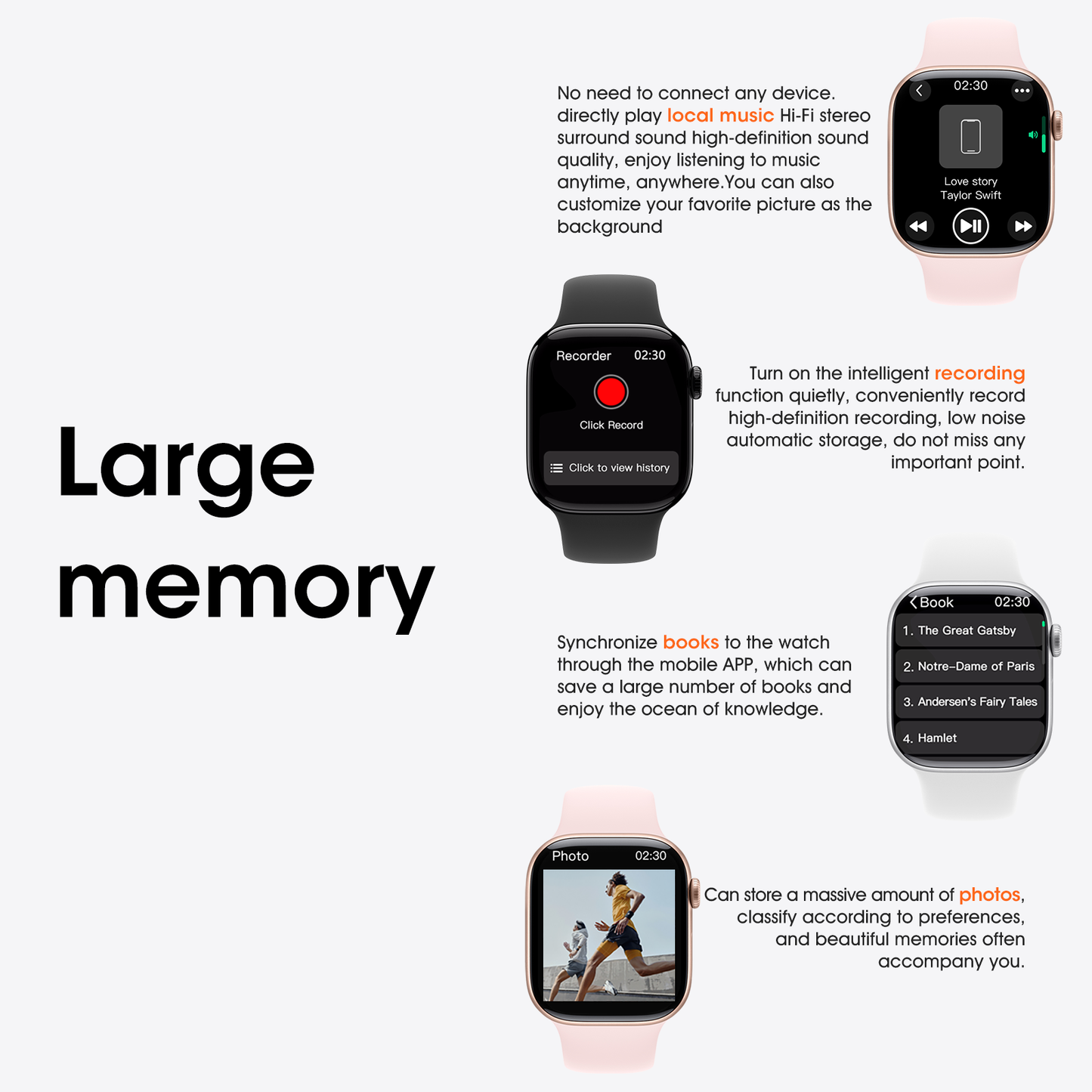 VWAR W11 Pro Smart Watch 46mm | WhatsApp Reply, Voice Assistant, ChatGPT, 3ATM Waterproof