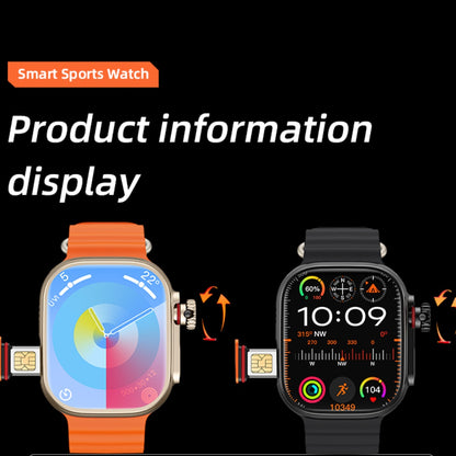 VWAR S9 Ultra 2 Android Smartwatch- Titanium alloy case with Camera, 4G Network, AMOLED Screen