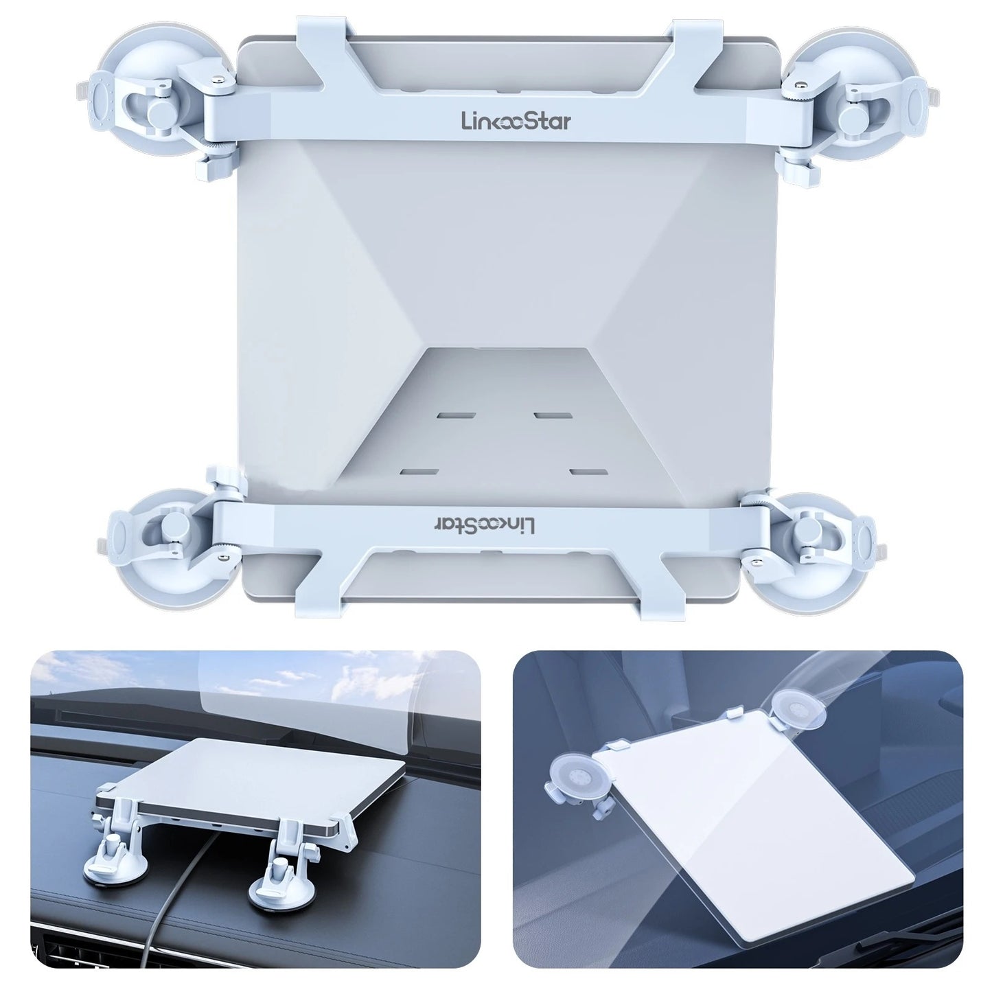 Portable for Starlink Mini Sunroof Suction Cup Mount for Suction Starlink Mini Mounting Kit for Car Sunroof/Rear Window/Front