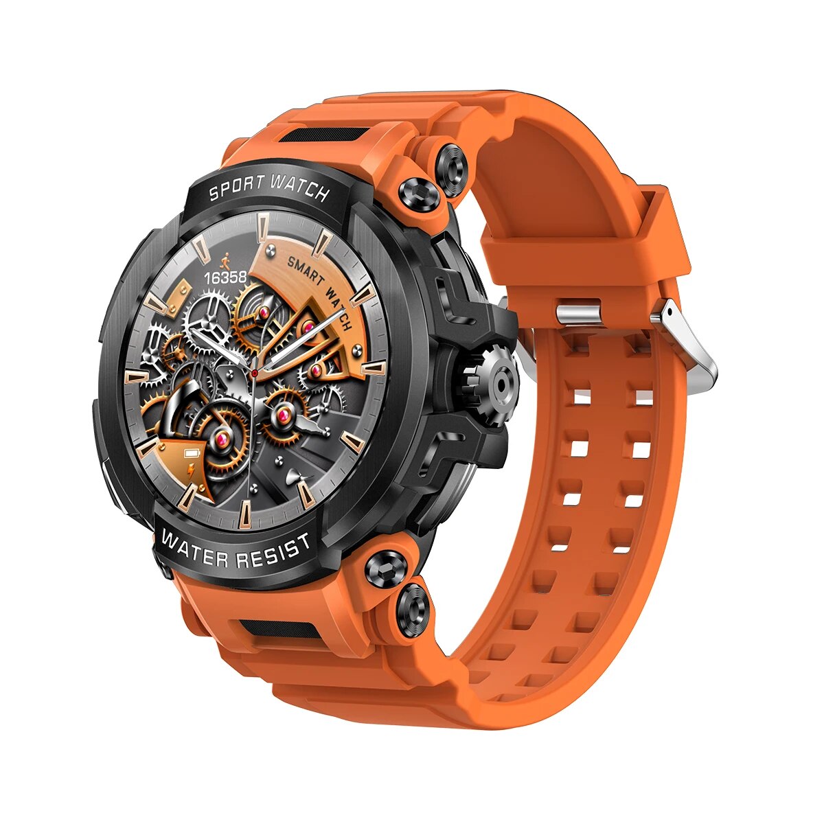 Durable Military Smart Watch Sports 600mAh Battery Bluetooth Call