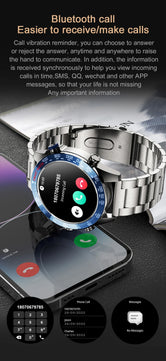 Vwar Air 3 Pro Business Smart Watch 5 Buttons AMOLED Always-on Screen IP68 Waterproof Bluetooth Call Music Spo2