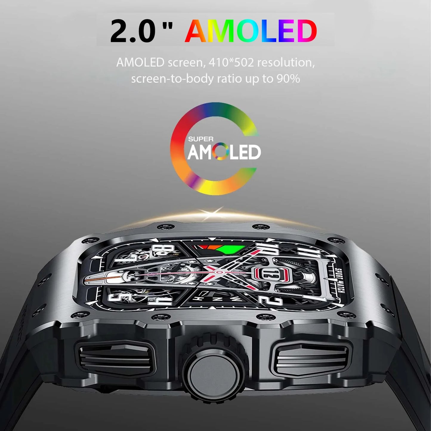 TANK M3 Pro Smart Watch AMOLED AOD Bluetooth Call IP68 Waterproof