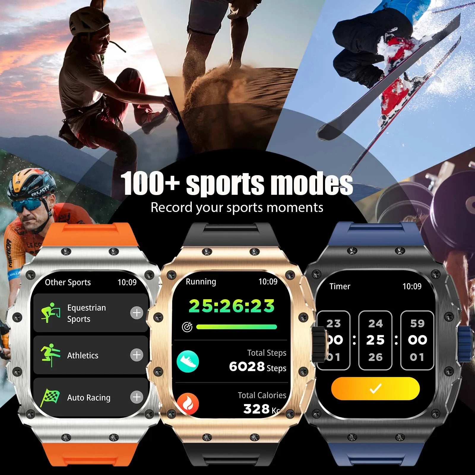 TANK M3 Pro Smart Watch AMOLED AOD Bluetooth Call IP68 Waterproof