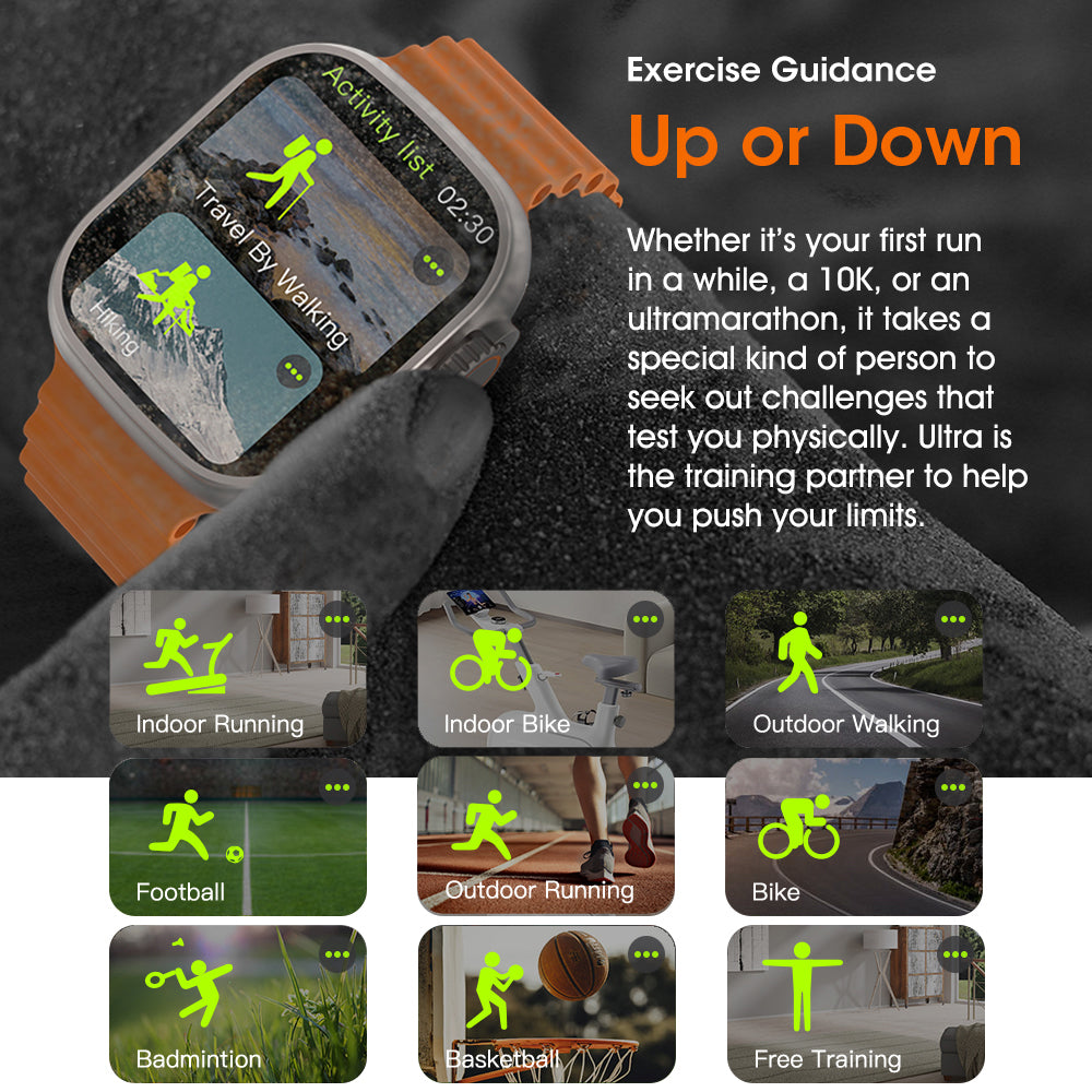VWAR Ultra Max 4- Watch OS10, ChatGPT, AMOLED, 2GB ROM, NFC, Positioning, 49mm Ultra Smart Watch