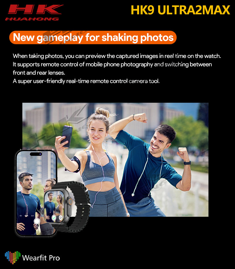 HK9 Ultra 2 MAX Smart Watch support Live Photos Reviews HK9 Ultra 2 MAX Smart Watch support Live Photos Reviews