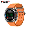 Vwar Watch 7 Ultra 47mm IP68 Waterproof Bluetooth Call Compass Smartwatch for Samsung Galaxy Android IOS