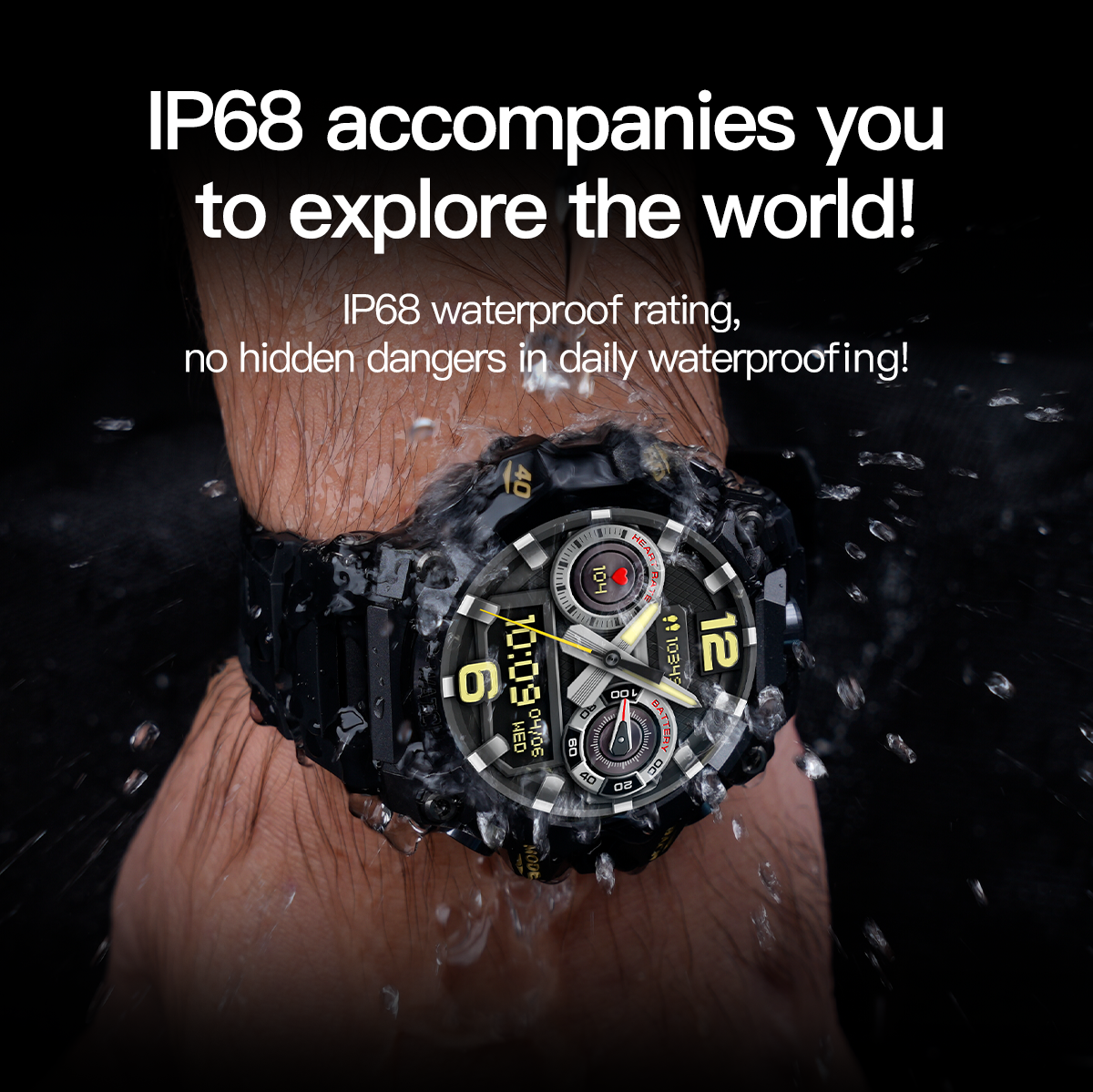 Ip68 waterproof smart watch review hotsell
