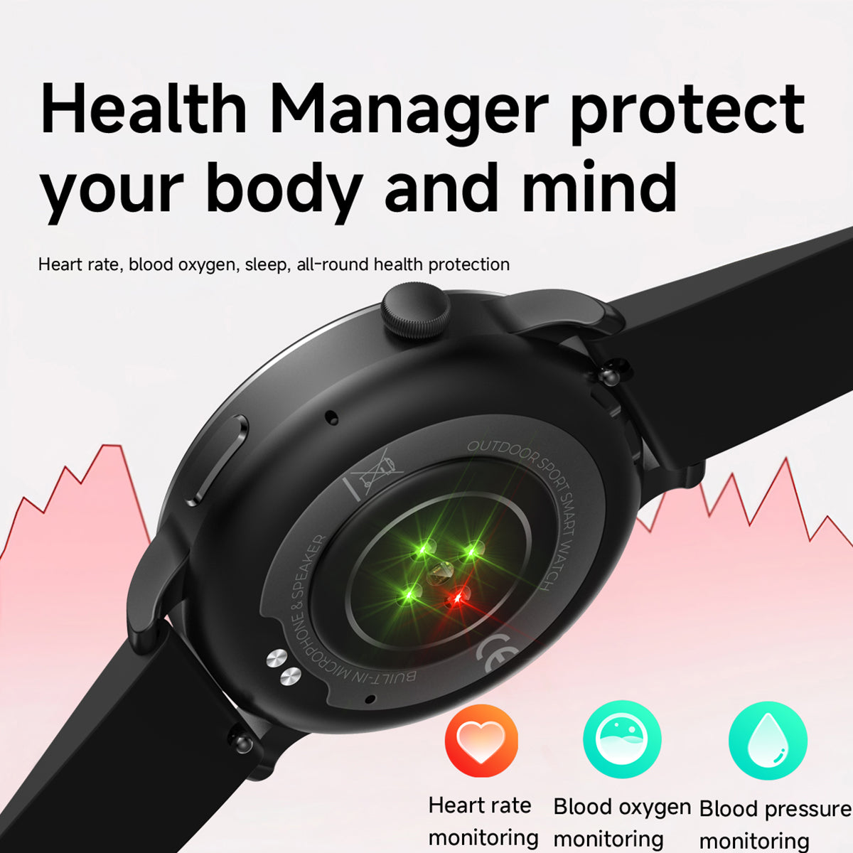 Vwar Lily 2 Women Smart Watch Built-in GPS 1.32" AMOLED Screen 30m Waterproof Bluetooth Call Fitness Watches