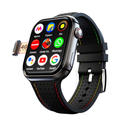 Vwar Dream WristPhone - 4G SIM/LTE/WiFi, Android OS, Play store unlimited apps, Camera, GPS Smartwatch