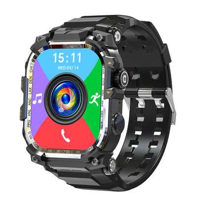 VWAR TANK Z2 Ultra Tactical 4G Smartwatch – Flashlight, AMOLED, GPS, Camera Android Smart Watch