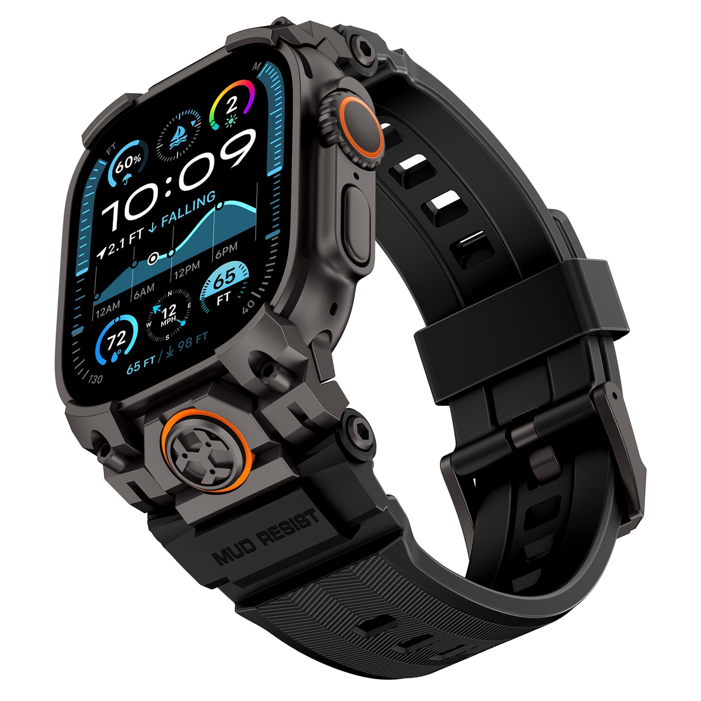 VWAR Armor Rugged Strap for Apple Watch Band Ultra 3/2/1 49mm