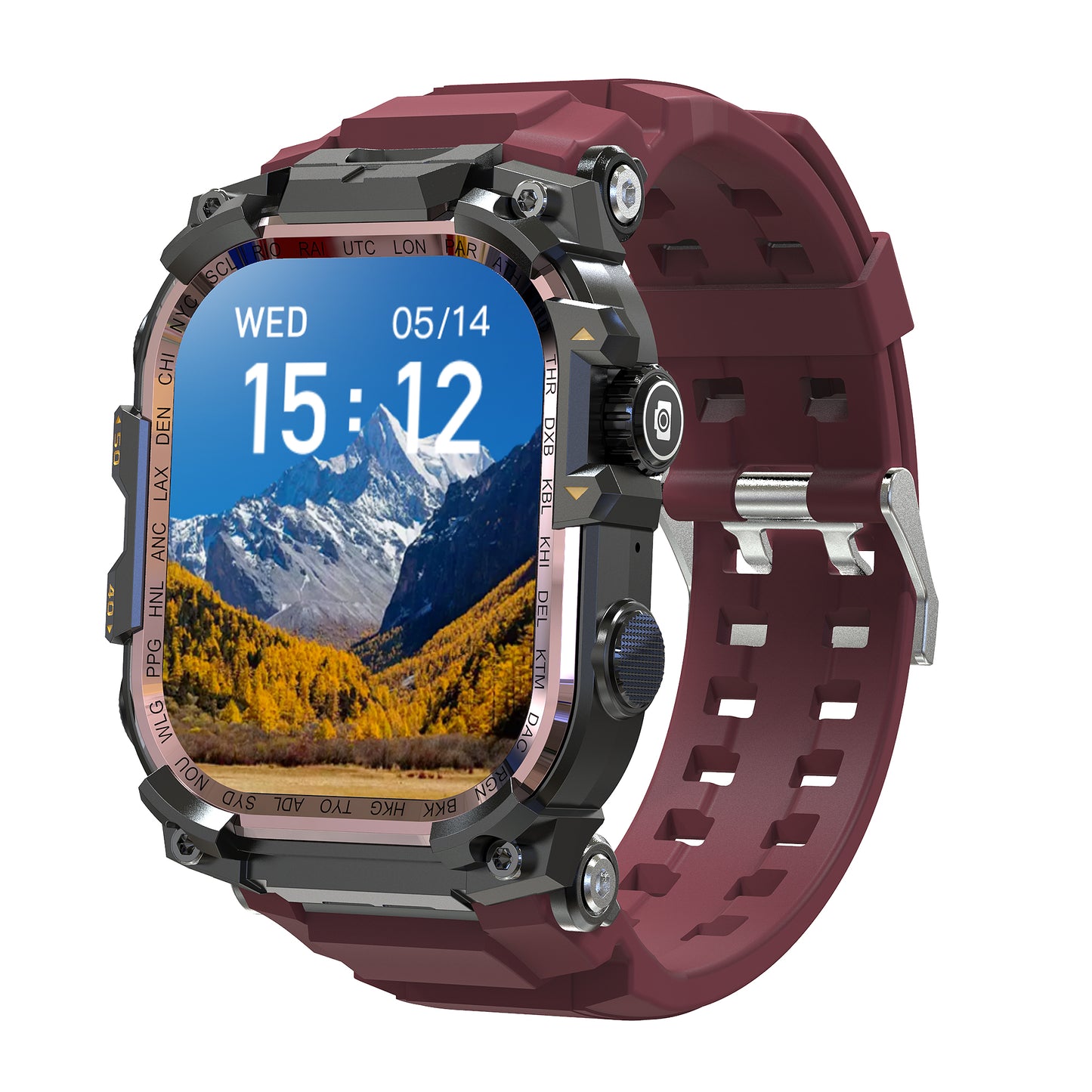 VWAR TANK Z2 Ultra Tactical 4G Smartwatch – Flashlight, AMOLED, GPS, Camera Android Smart Watch