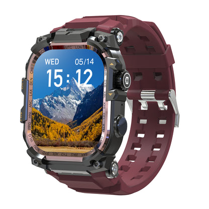 VWAR TANK Z2 Ultra Tactical 4G Smartwatch – Flashlight, AMOLED, GPS, Camera Android Smart Watch