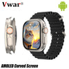 VWAR JC02 Ultra Smart Watch AMOLED Curved Screen Android System 2GB+16GB 4G WIFI GPS Camera