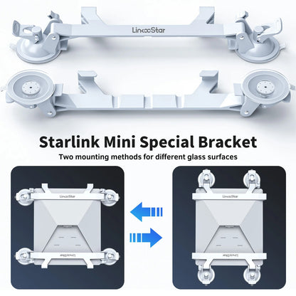 Portable for Starlink Mini Sunroof Suction Cup Mount for Suction Starlink Mini Mounting Kit for Car Sunroof/Rear Window/Front