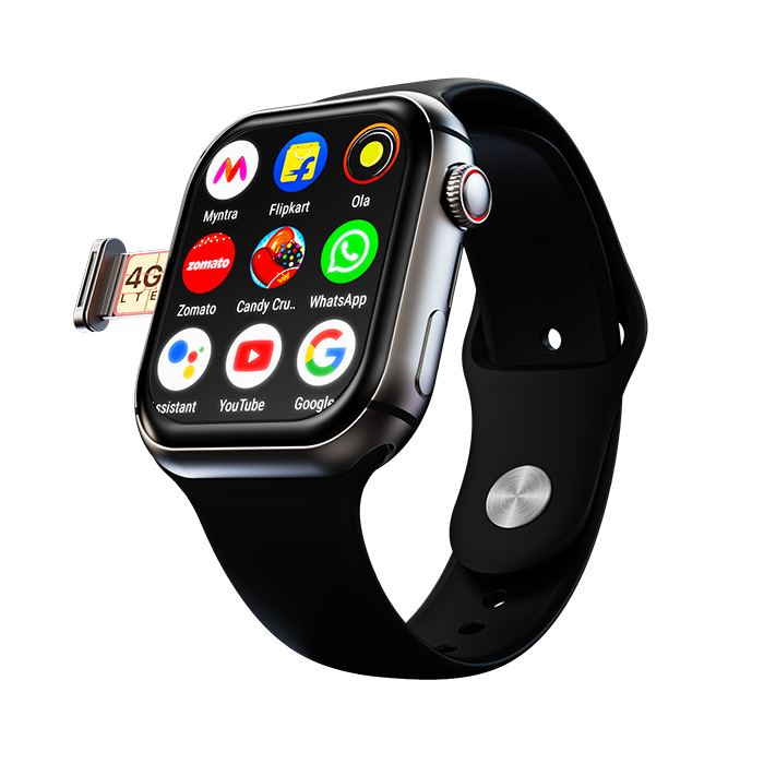 Vwar Dream WristPhone - 4G SIM/LTE/WiFi, Android OS, Play store unlimited apps, Camera, GPS Smartwatch