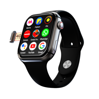 Vwar Dream WristPhone - 4G SIM/LTE/WiFi, Android OS, Play store unlimited apps, Camera, GPS Smartwatch