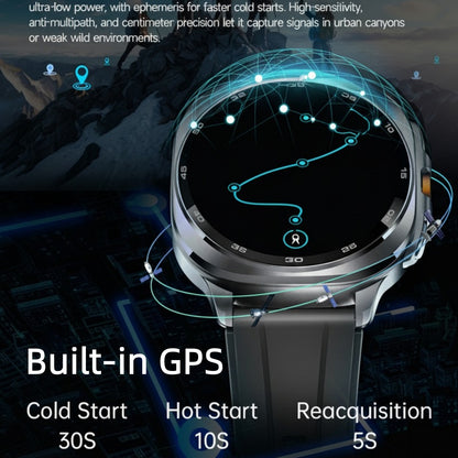 VWAR U8 Ultra Smart Watch Built-in GPS Flashlight 3ATM Waterproof for Samsung IOS