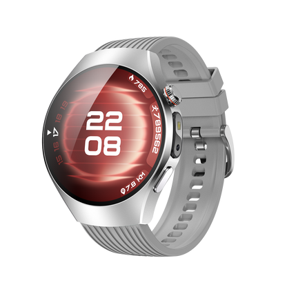 VWAR Watch 5 ECG Smart Watch for Huawei IOS-1.56" AMOLED Screen/LED Flashlight/SpO2/Stress