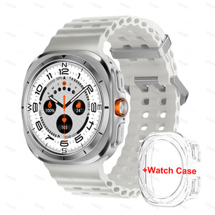 Vwar Watch 7 Ultra 47mm IP68 Waterproof Bluetooth Call Compass Smartwatch for Samsung Galaxy Android IOS