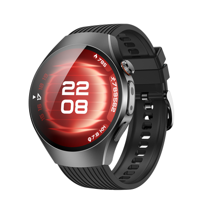 VWAR Watch 5 ECG Smart Watch for Huawei IOS-1.56" AMOLED Screen/LED Flashlight/SpO2/Stress