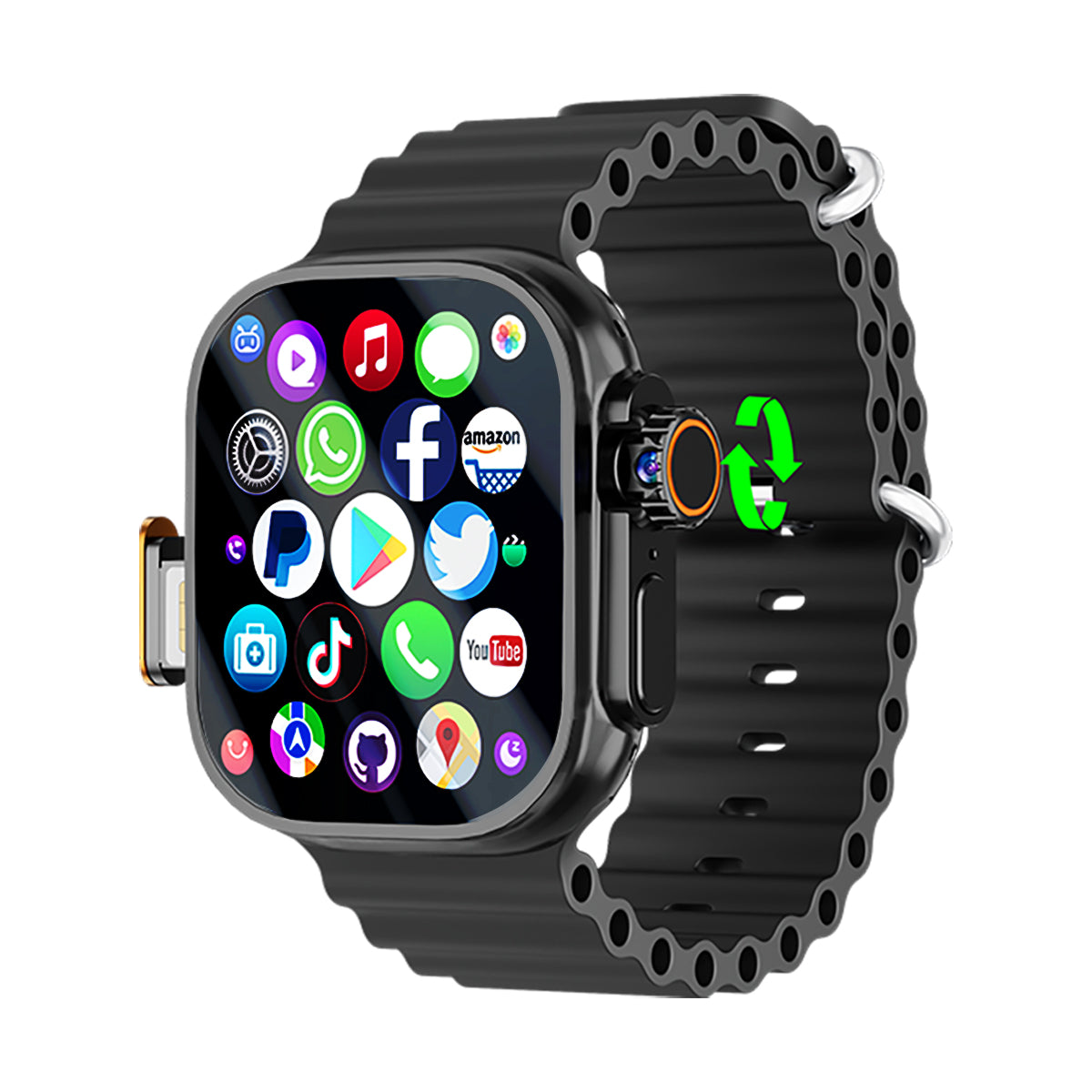 VWAR XS Ultra Android Smart Watch 4G LTE, 4GB RAM 64GB ROM, 1280mAh Big Battery, Google Play Store