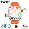 VWAR S9 ULTRA 4G Android Smart Watch- AMOLED Screen, Retractable camera, 4G+64G/ 2G RAM 32G ROM