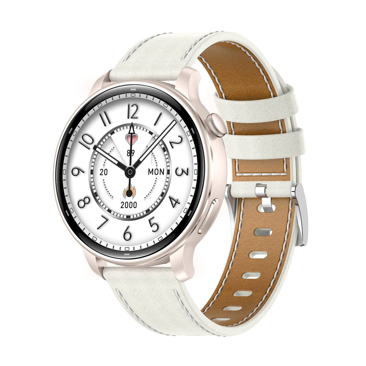 Vwar Lily 2 Women Smart Watch Built-in GPS 1.32" AMOLED Screen 30m Waterproof Bluetooth Call Fitness Watches