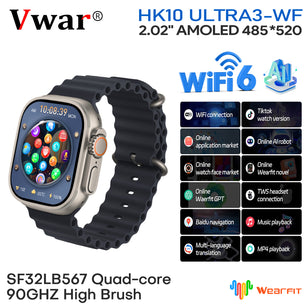 VWAR HK10 Ultra 3 -WF WIFI Version 49mm Smart Watch