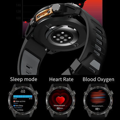 VWAR Alpha Ultra GPS Smart Watch Built-in Offline Map, 10 ATM Waterproof, 4GB Storage