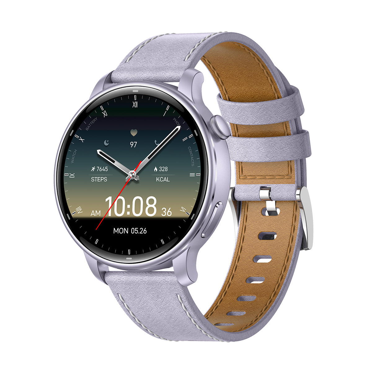 Vwar Lily 2 Women Smart Watch Built-in GPS 1.32" AMOLED Screen 30m Waterproof Bluetooth Call Fitness Watches