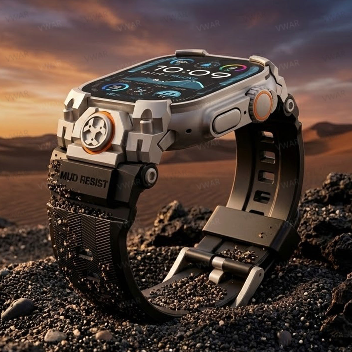 VWAR Armor Rugged Strap for Apple Watch Band Ultra 3/2/1 49mm