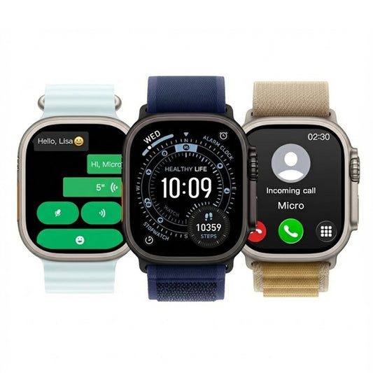 VWAR AI Ultra 5 49mm Smart Watch | WhatsApp Reply, Voice Assistant, ChatGPT, 3ATM Waterproof
